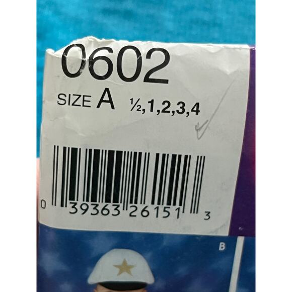 Simplicity 0602 costume toddler firefighter police uncle sam size 1 2 3 4 - Picture 2 of 5